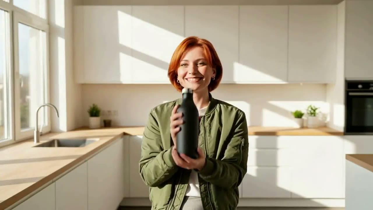A 15-second UGC ad with an AI presenter: hook, demo, payoff